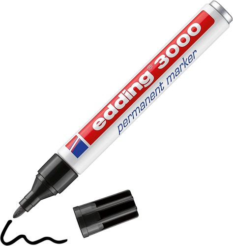 Permanentmarker schwarz edding