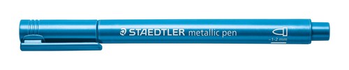 Marker metallic blau - metallic,